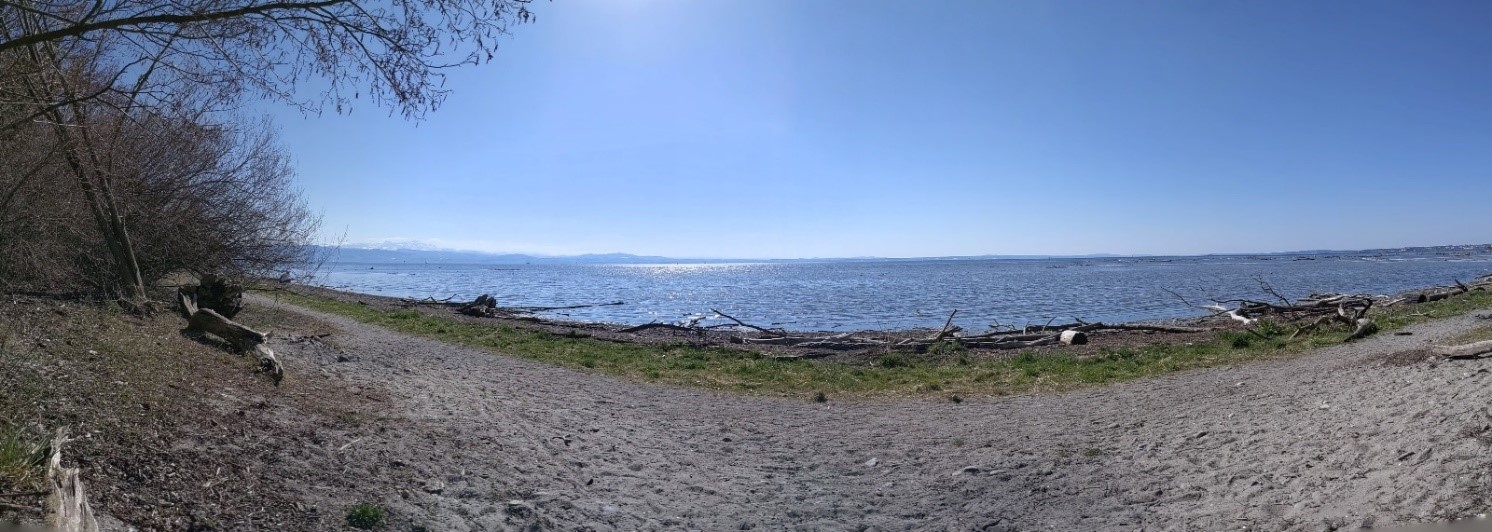 Unser Geheimstrand in kurzer Entfernung zur Wohnung
